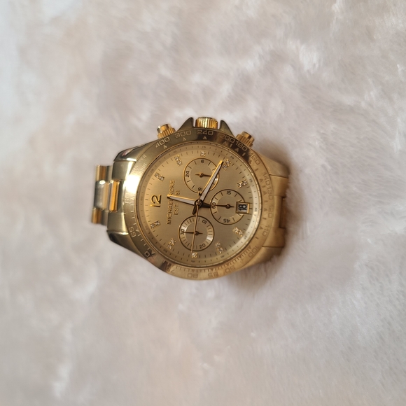 Michael Kors Gold Chronograph Watch